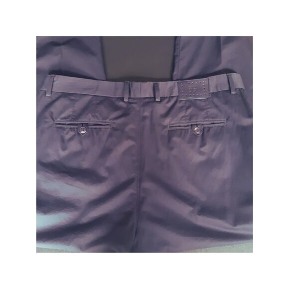 Emilio Guido SZ 38 Navy 100% Cotton Men's Lightweight Pants, Trousers - Picture 3 of 12